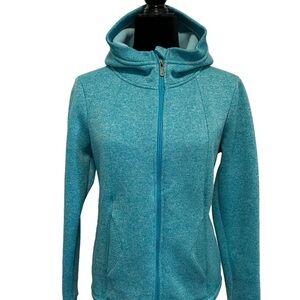 Kyodan Outdoor Full Zip Hooded Sweater Teal X-Small